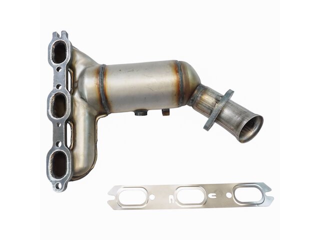 Front Exhaust Manifold with Integrated Catalytic Converter - 2007-2010 Chrysler Sebring Sedan 3.5L V6 - DIY Solutions 23997-07713550