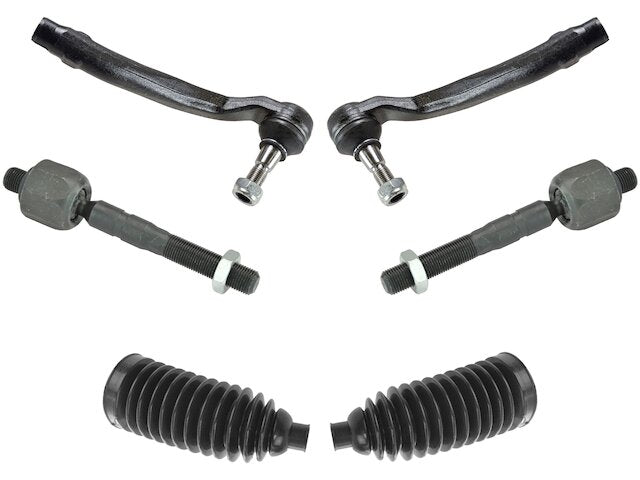 Tie Rod End and Steering Bellows Kit 6 Piece - 2003-2005 Mercedes ML350 - DIY Solutions 6418-07721468
