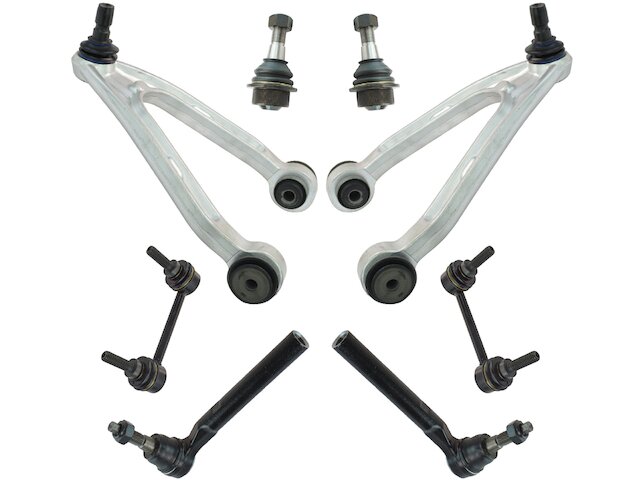 Front Control Arm Ball Joint Tie Rod End Kit 8 Piece - 2009-2010 Hummer H3T - TRQ 30313-07732974