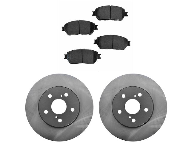Front Brake Pad and Rotor Kit - 2002-2003 Lexus ES300 - TRQ 7526-07736474