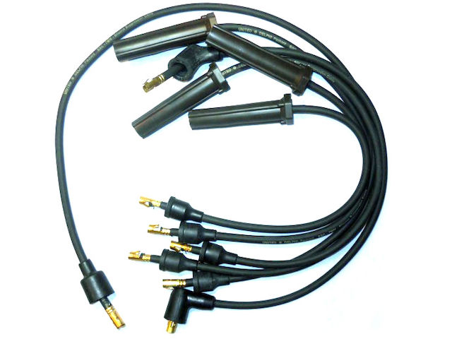 Spark Plug Wire Set - 1966, 1969-1974 Toyota Pickup - United Automotive 117680-07745785