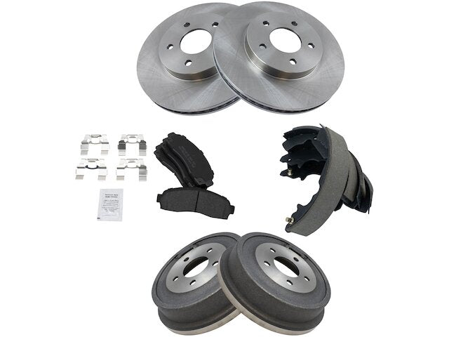 Brake Pad Rotor Shoe Drum Kit - 2006 Pontiac Torrent - TRQ 18627-07772000