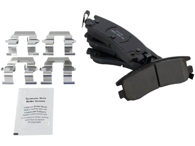 Rear Brake Pad Set - 2000-2005 Pontiac Bonneville - TRQ 4624-07775904