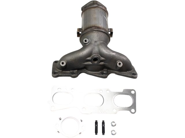 Left Exhaust Manifold with Integrated Catalytic Converter - 2007-2009 Hyundai Santa Fe 3.3L V6 - DIY Solutions 19160-07776964