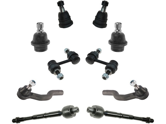 Front Ball Joint Sway Bar Link Tie Rod End Kit 10 Piece - 2004 Nissan Pathfinder Armada - TRQ 138414-07782837