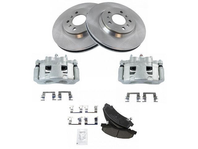 Front Brake Pad Rotor and Caliper Set - 2006-2007 Chevrolet Monte Carlo - TRQ 18758-07782858