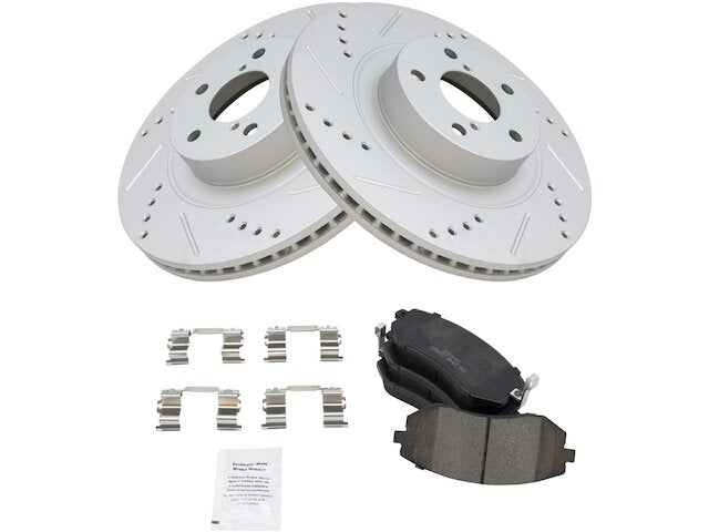 Front Brake Pad and Rotor Kit - 2006-2012 Subaru Legacy - TRQ 18775-07783682