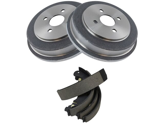 Rear Brake Drum and Brake Shoe Kit - 2005-2008 Chevrolet Cobalt - TRQ 18305-07790109