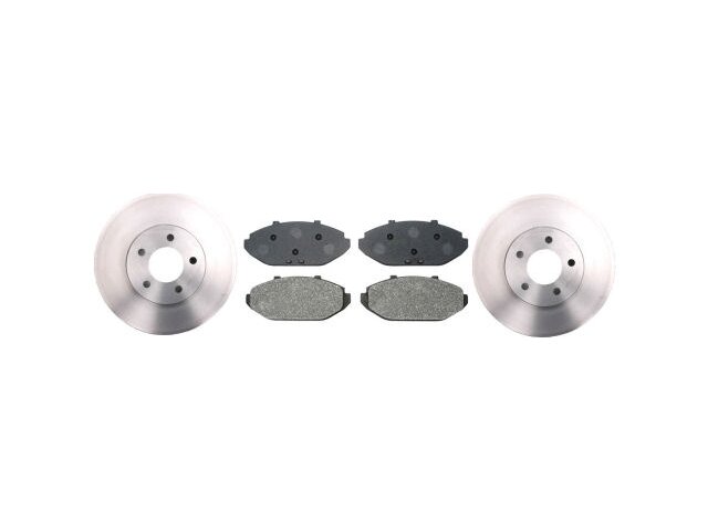 Front Brake Pad and Rotor Kit - 1998-2002 Lincoln Town Car - TRQ 5679-07795150