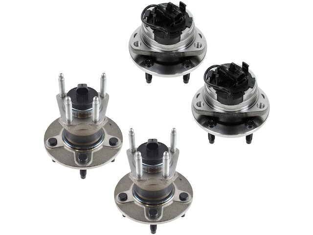 Wheel Hub and Bearing Kit 4 Piece - 2008-2010 Chevrolet Cobalt SS - TRQ 28766-07797998
