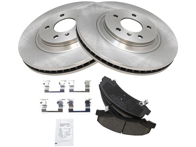 Front Ceramic Brake Pad and Rotor Kit - 2006-2011 Cadillac DTS - TRQ 18640-07801021