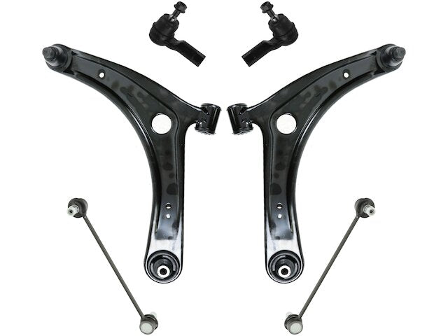 Control Arm Ball Joint Tie Rod and Sway Bar Link Kit - 6 Piece - 2011-2019 Mitsubishi Outlander Sport - TRQ 96942-07804339