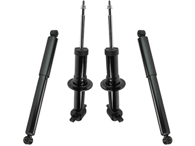 Front and Rear Shock Absorber Set 4 Piece - 2007-2013 Cadillac Escalade EXT - TRQ 127840-07813667