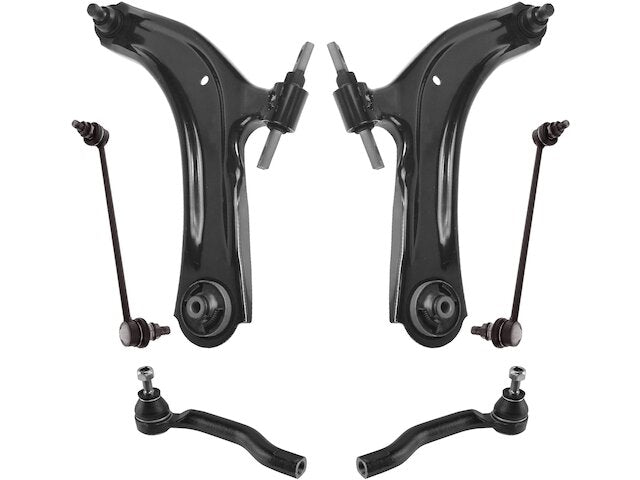 Control Arm Sway Bar Link Tie Rod Kit - 6 Piece - 2008-2013 Nissan Rogue - TRQ 28852-07821196