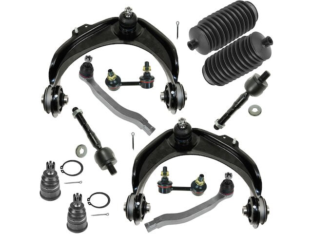 Front Control Arm Ball Joint Tie Rod and Sway Bar Link Kit 12 Piece - 1998-2002 Honda Accord 3.0L V6 - DIY Solutions 5981-07823629
