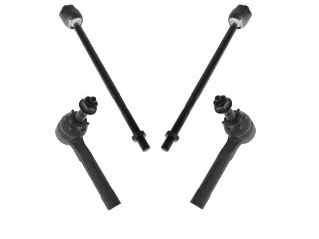 Front Tie Rod End Set 4 Piece - 1997-2004 Oldsmobile Silhouette - TRQ 4562-07830324