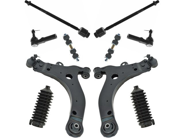 Front Control Arm Sway Bar Link Tie Rod Kit 10 Piece - 2005-2009 Buick LaCrosse - TRQ 18286-07830363