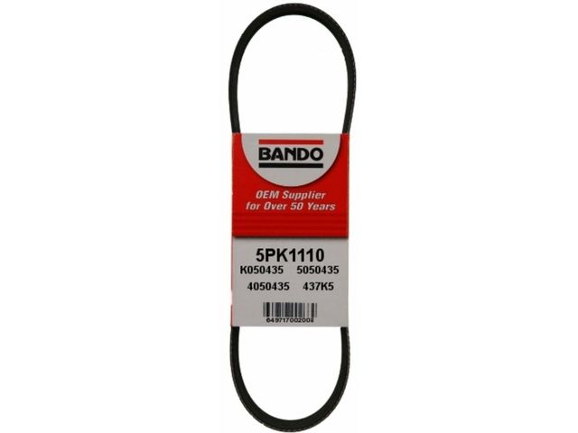 Water Pump and Alternator Accessory Drive Belt - 1986 Chevrolet Camaro 5.0L V8 CARB - Bando 3117-07836029