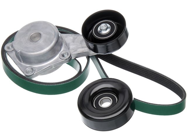 Serpentine Belt Drive Component Kit - 2002 Ford E350 Econoline Club Wagon - Gates 5186-07843805