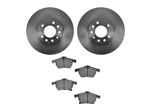 Front Brake Pad and Rotor Kit - 2001-2005 Saturn L300 - TRQ 4848-07844047