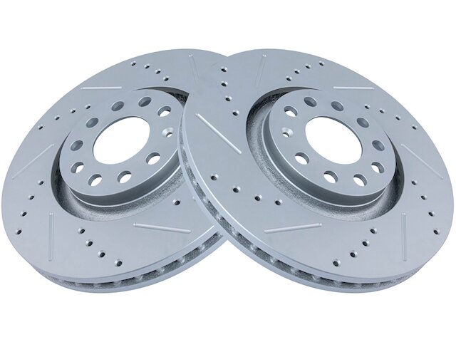 Front Brake Rotor Set 2 Piece - 2000-2002 Audi S4 - TRQ 7461-07858397