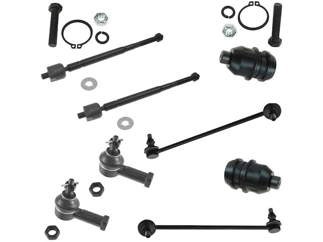 Front Ball Joint Sway Bar Link Tie Rod End Kit 8 Piece - 1999-2003 Mitsubishi Galant - TRQ 7156-07861830