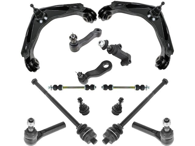 Front Control Arm Ball Joint Tie Rod End Kit 13 Piece - 2001-2004 Chevrolet Silverado 2500 - TRQ 3701-07862109