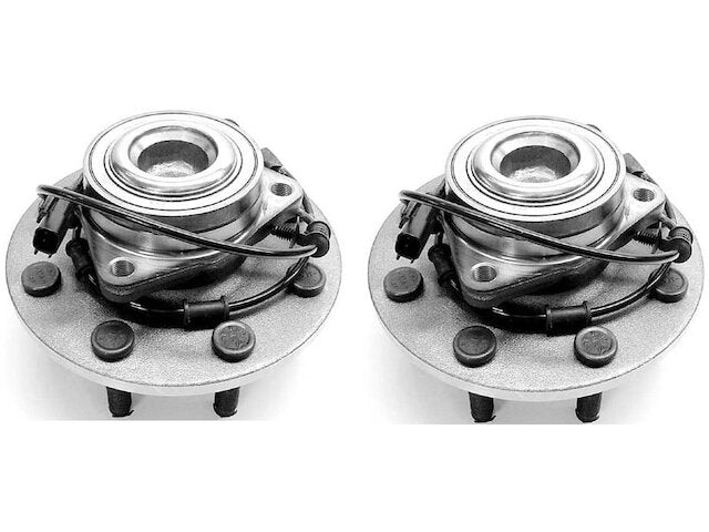 Front Wheel Hub and Bearing Kit 2 Piece - 2003-2005 Dodge Ram 3500 RWD - TRQ 2003-07865286