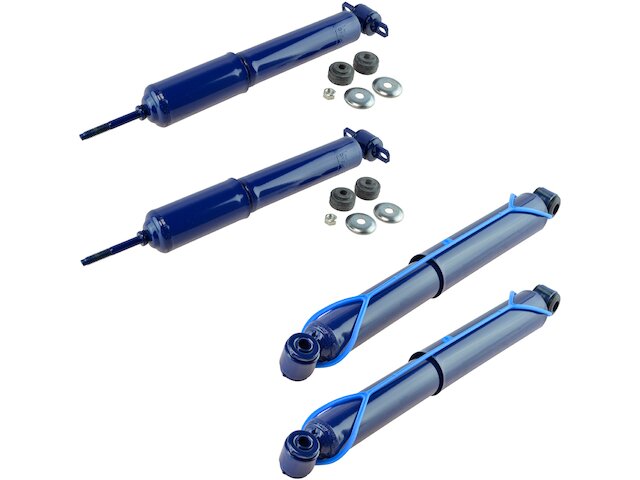 Front and Rear Shock Absorber Set 4 Piece - 2001-2009 Mazda B2300 - DIY Solutions 17653-07880100