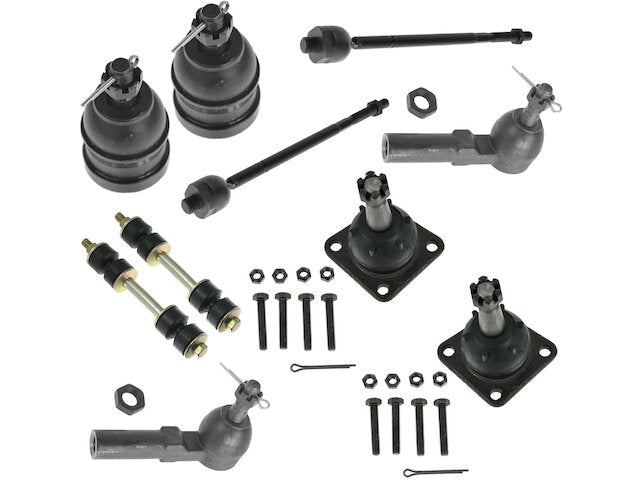 Front Ball Joint Sway Bar Link Tie Rod End Kit 10 Piece - 1993-2002 Pontiac Firebird - TRQ 4670-07893639