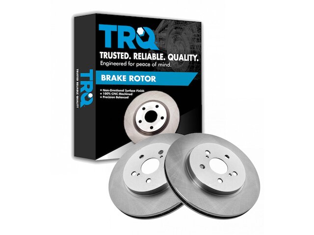 Front Brake Rotor Set 2 Piece - 2007-2009 Lexus RX350 - TRQ 19030-07894394