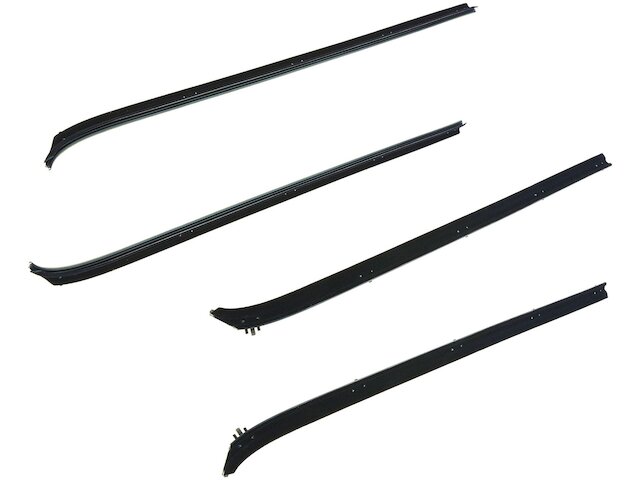 Front Inner and Outer Door Window Belt Weatherstrips - 4 Piece - 1981-1993 Dodge W250 - DIY Solutions 2128-07898505