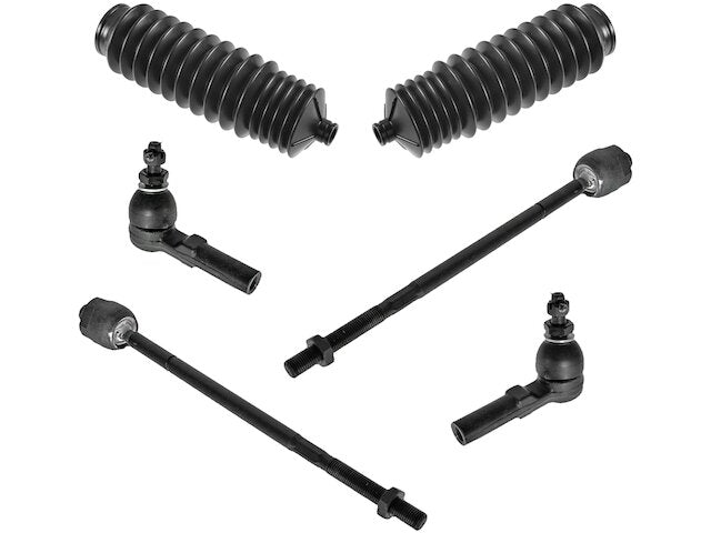 Tie Rod End and Steering Bellows Kit 6 Piece - 2000-2005 Pontiac Bonneville - DIY Solutions 4624-07913699