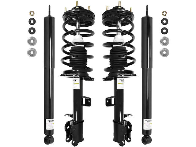 Front and Rear Suspension Strut and Shock Absorber Assembly Kit - 2001-2006 Mazda Tribute - Unity 8549-07917345