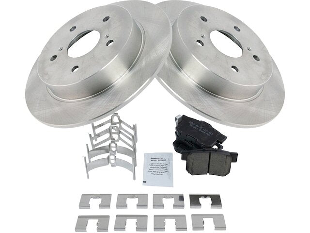 Rear Brake Pad and Rotor Kit - 2007-2013 Suzuki SX4 - TRQ 23937-07918969