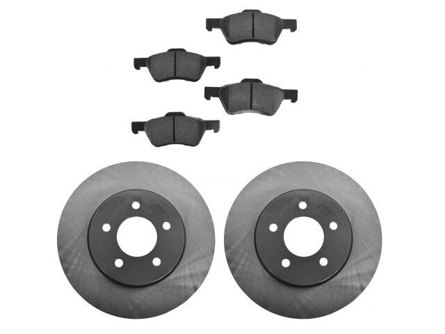 Front Brake Pad and Rotor Kit - 2005-2010 Mercury Mariner 3.0L V6 - TRQ 18370-07939989