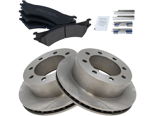 Rear Brake Pad and Rotor Kit - 1999-2002 Ford E250 Econoline - TRQ 5124-07942212