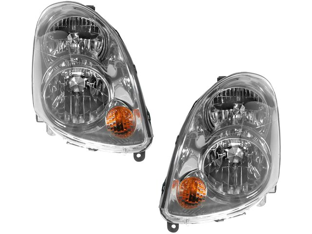 Halogen Headlight Assembly Set of 2 - 2003-2004 Infiniti G35 Sedan - DIY Solutions 6703-07956775