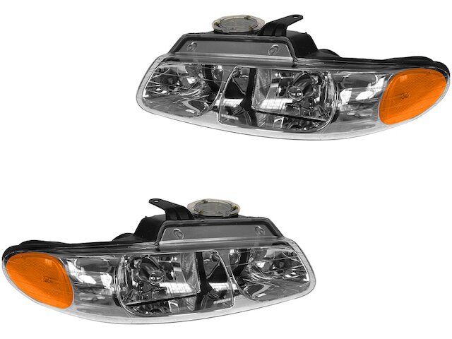 Headlight Assembly Set 2 Piece - 1996-1999 Dodge Grand Caravan - DIY Solutions 1886-07968629