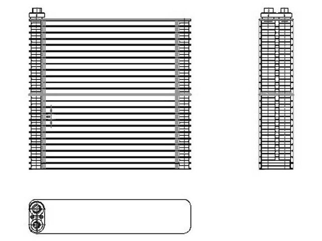 Front A/C Evaporator - 2002-2006 Nissan Altima Sedan - TYC 6677-07971598