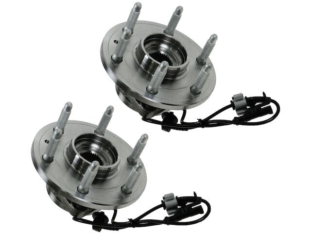Front Wheel Hub and Bearing Kit 2 Piece - 2007-2014 GMC Yukon XL 1500 4WD - TRQ 18980-07972654