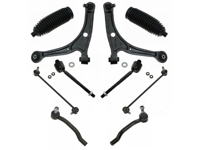 Front Control Arm Ball Joint Tie Rod and Sway Bar Link Kit 10 Piece - 2006-2008 Honda Pilot - TRQ 18784-07973469