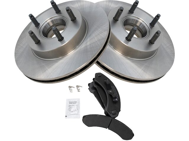 Front Brake Pad and Rotor Kit - 1991-1992 Ford Explorer 4WD - TRQ 5253-07981947
