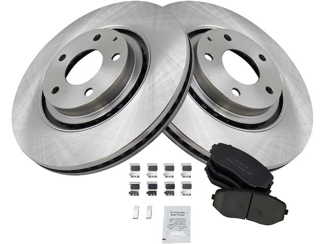 Front Brake Pad and Rotor Kit - 2016-2018 Mazda CX9 - TRQ 134783-07988068