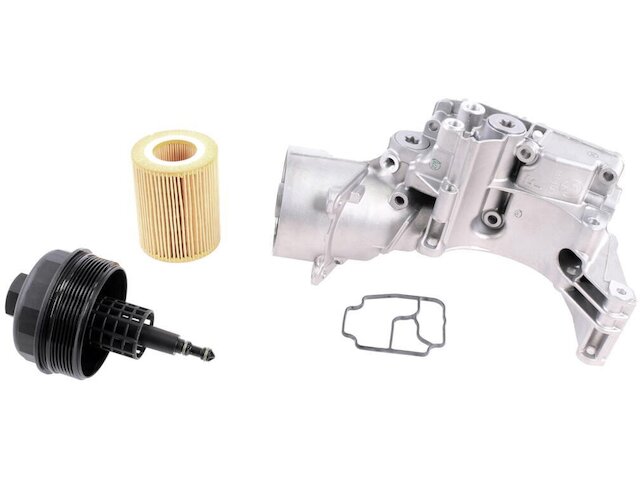 Oil Filter Housing - 1998-2000 BMW 528i 2.8L 6-Cylinder - Vaico 1045-06190584