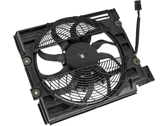 A/C Condenser Fan Assembly - 1997-1998 BMW 540i E39 Sedan 4.4L V8 GAS - Nissens 1072-05805419