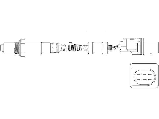 Oxygen Sensor - 2013-2016 Porsche Boxster - Walker 119594-05466188