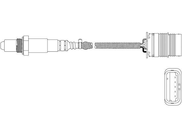 Upstream Oxygen Sensor - 2013-2016 BMW 535i xDrive 3.0L 6-Cylinder - Walker 123083-05466195