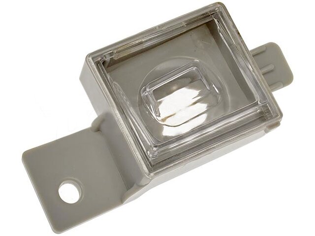 Left License Lamp Lense - 2015-2021 GMC Sierra 1500 - Dorman 129846-06169850