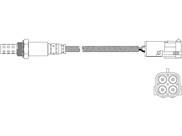 Upstream Oxygen Sensor - 1992-1995 Isuzu Trooper 3.2L V6 Naturally Aspirated GAS - Walker 1335-05733349